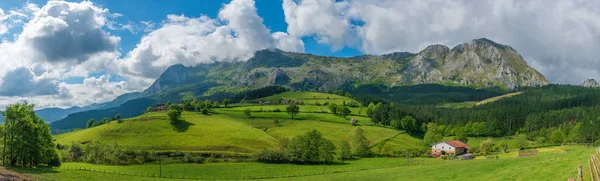 Panoramatal Axpe Baskenland — Stockfoto