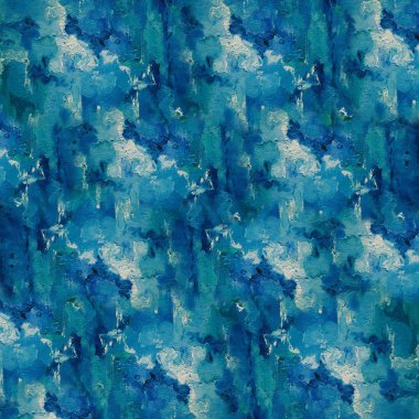 Şablon. Mavi soyutlama, resim.