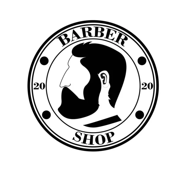 Projekt Szablonu Logo Barbershop Dla Biznesu — Wektor stockowy