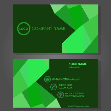 Modern kartvizit şablonu tasarımı