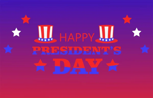 Happy President Day Illustration Happy President Day Vektor Der Tag — Stockvektor