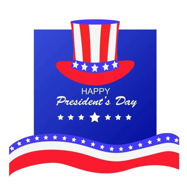 Щасливий День Президента Ілюстрація Щасливий Вектор Дня Президента Святкування Дня — стоковий вектор