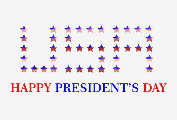 Bonne Illustration Fête Président Joyeux Vecteur Jour Président Célébration Journée — Image vectorielle
