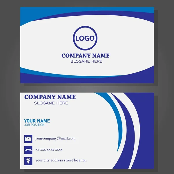 Modern Business Card Template Design — Stock Vector