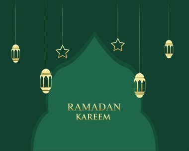 Ramazan Kareem 'in illüstrasyon vektör tasarımı