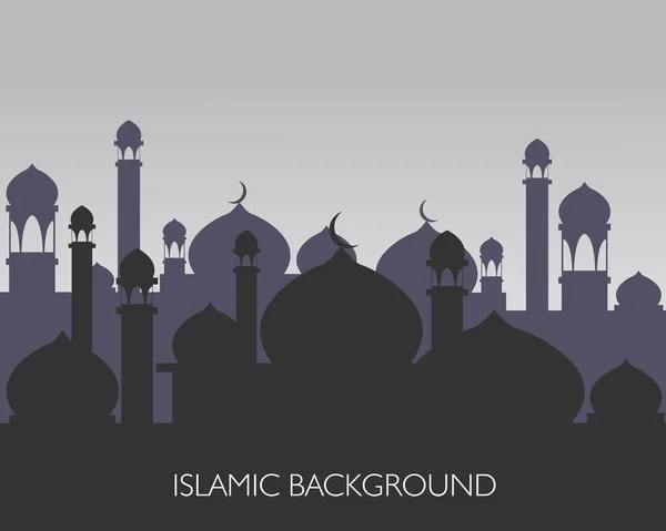 Ilustración Vector Diseño Fondo Islámico — Vector de stock