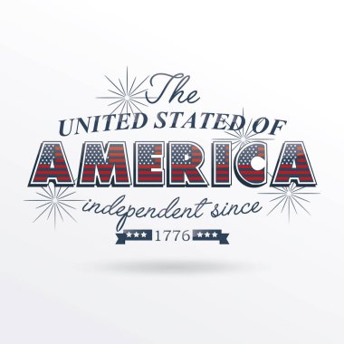 ABD bağımsızlık günü etiketi