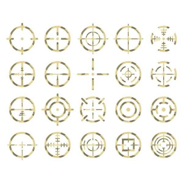 Bir dizi çapraz kıl.