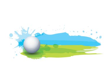 Golf sahasında golf topu