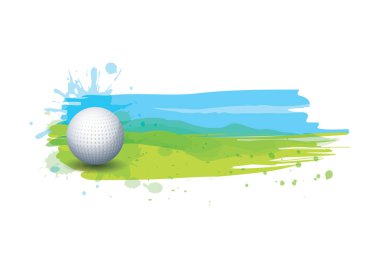 Golf sahasında golf topu