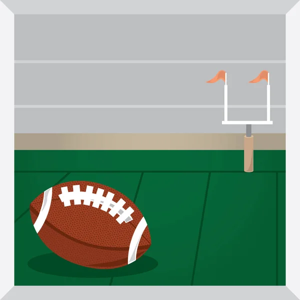 American Football Goal Post — Stock Vector