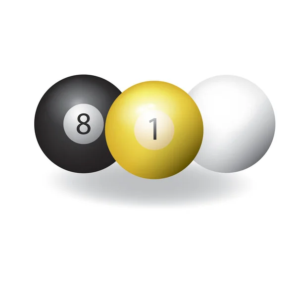 Ein Snookerball Als Illustration — Stockvektor