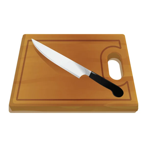 Нож Доске — стоковый вектор