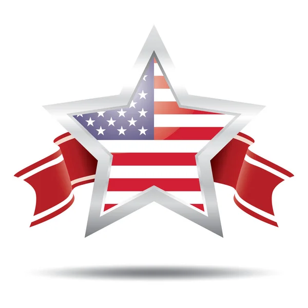 Made Usa Badge — Stock Vector