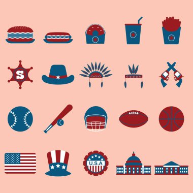 Bir dizi Amerikan simgesi