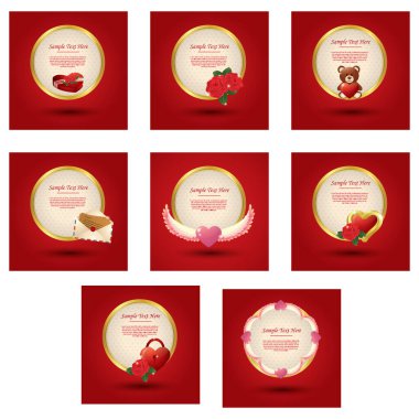 Sevgililer günü kartları..