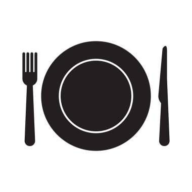 Çatal ve bıçakla kaplanmış.