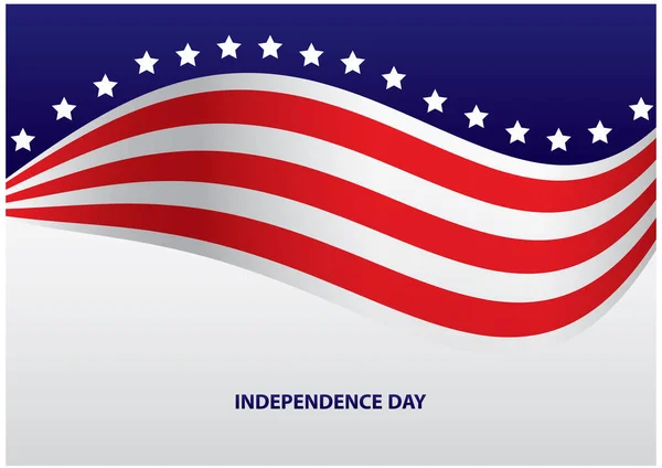 Fundo Dia Independência Americana — Vetor de Stock