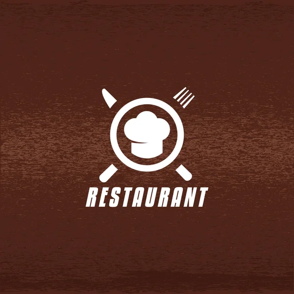 Ілюстрація Етикетки Ресторану — стоковий вектор