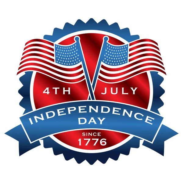 4Th July Independence Day — Stock Vector