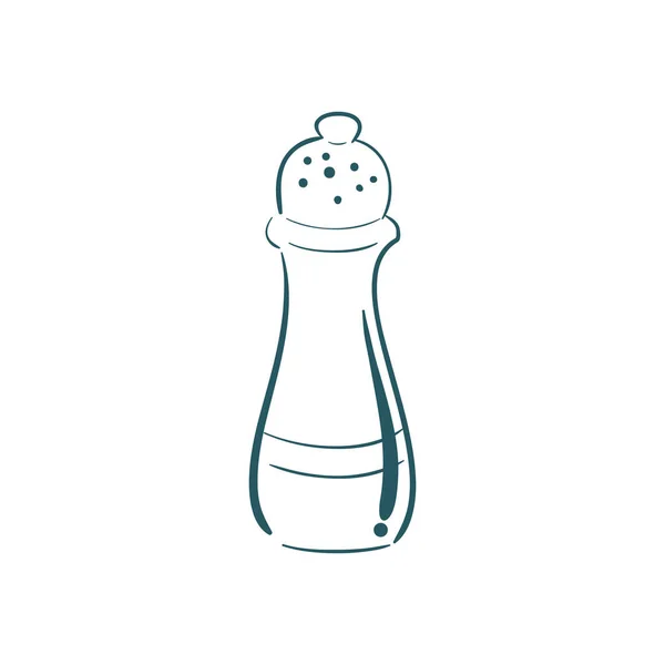Pepper Shaker Illustration — Stock Vector