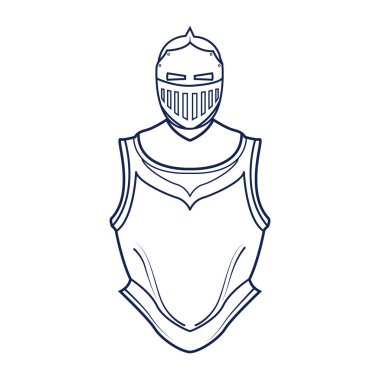 Miğferli savaşçı zırhı