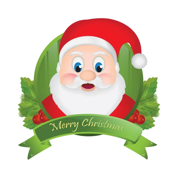 Feliz Tarjeta Felicitación Navidad — Vector de stock