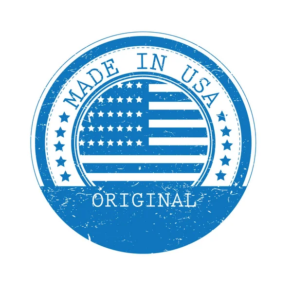 Made Usa Label Illustration — Stock Vector