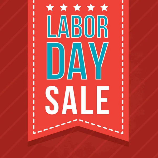 Labor Day Poster Illustration — Stock Vector