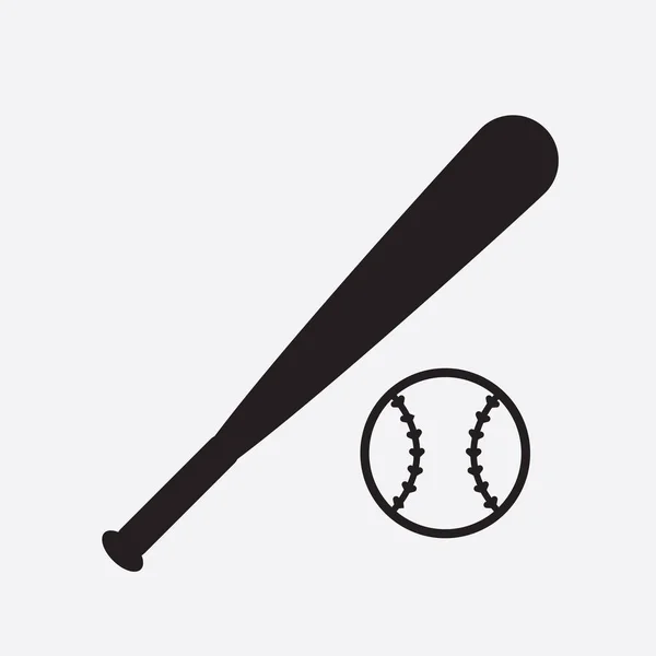 Baseball Bat Piłka — Wektor stockowy