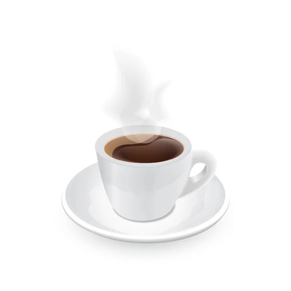 Taza Café Caliente — Vector de stock