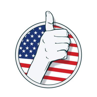 Eller yukarı etiketini gösterir