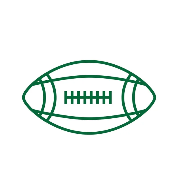 Illustration American Football Ball — Stockvektor