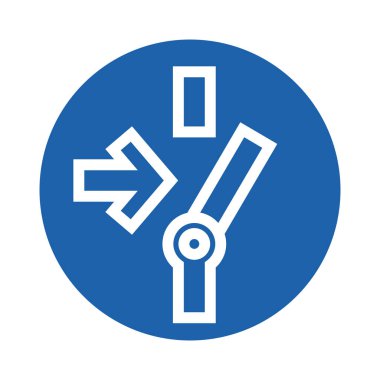 Bir mekanizmayı gösteren ok