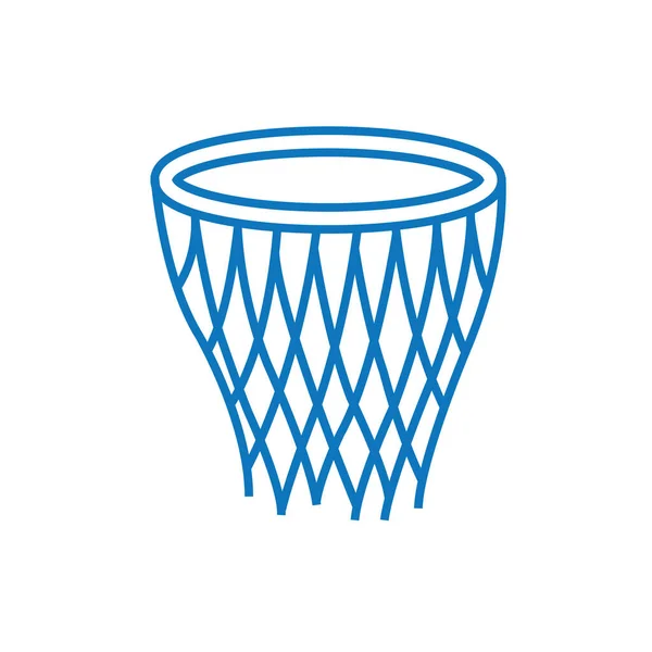 Een Basketbalring Illustratie — Stockvector