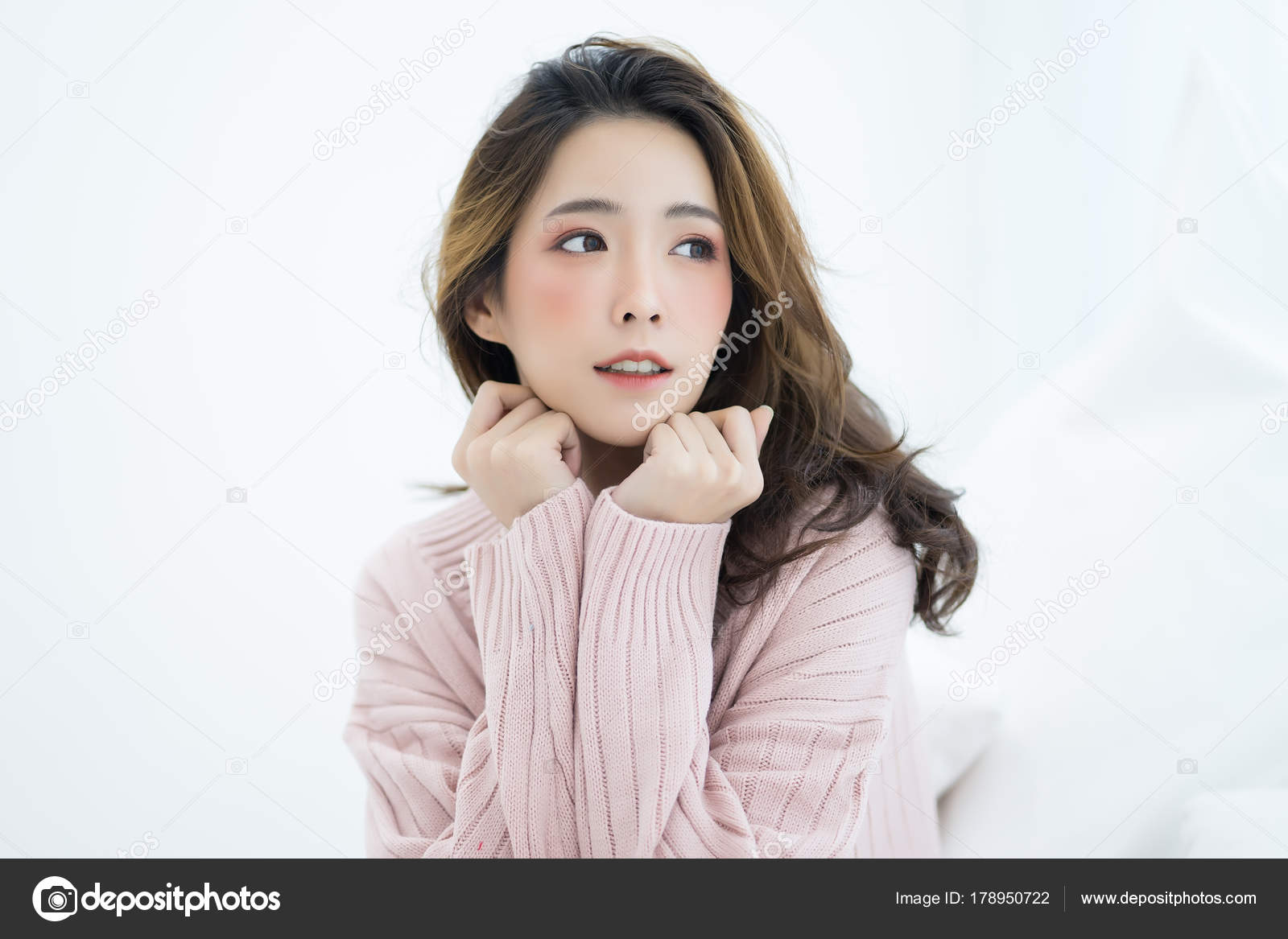 girl wearing a sweater