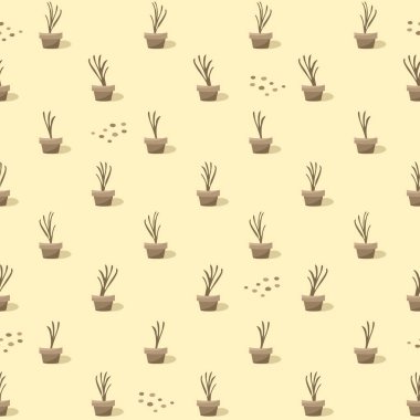 Kurumuş Saksı Bitkileri Kusursuz Desensiz Arkaplan Duvarkağıdı Tek renkli kahverengi renkler