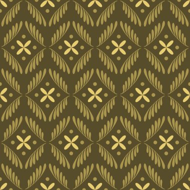 Zarif Batik Endonezya tek renkli kahverengi desensiz arka plan duvar kağıdı. Tekstil, Kumaş, kağıt, baskı, kapak ve daha fazlası için geleneksel Etnik Desen.