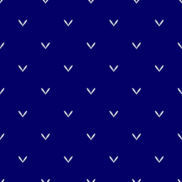 Simple Mini Decorative Blue Monochrome Seamless Pattern Background Wallpaper Pattern — Stock Vector