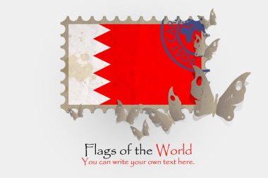 vektör bayrak ölçüleri kağıttan kelebekler ile