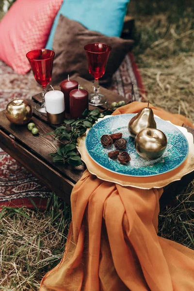 Doğada güzel bir boho stili dekor