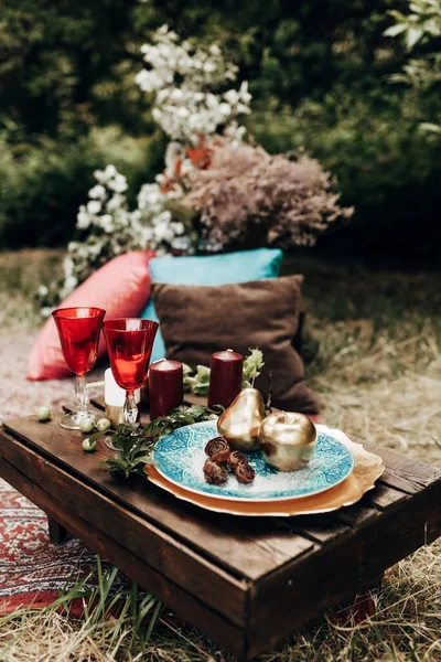 Doğada güzel bir boho stili dekor