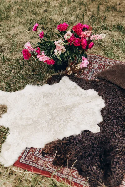 Doğada güzel bir boho stili dekor