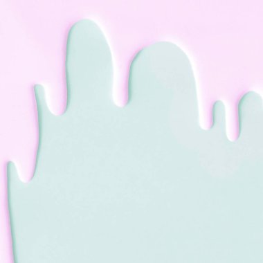 Pastel arka planda sıvı akışı kavramı