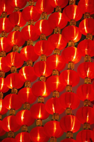 Lanternes Chinoises Nuit — Photo