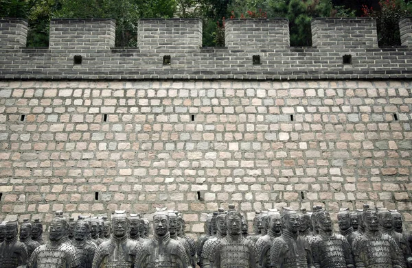 Las Estatuas Del Ejército Terracota — Foto de Stock