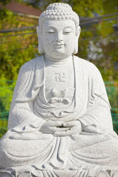 Estátua Buda Vista Perto — Fotografia de Stock