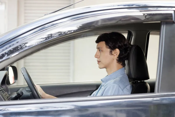 Hombre Coche — Foto de Stock