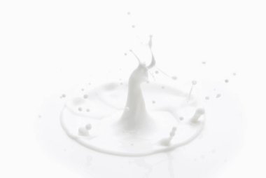 Su sıçratan sütün yüzeyi