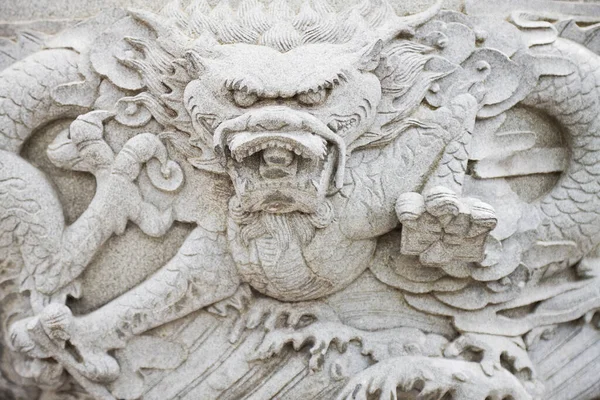 Wall Carving Dragon — Stock Photo, Image